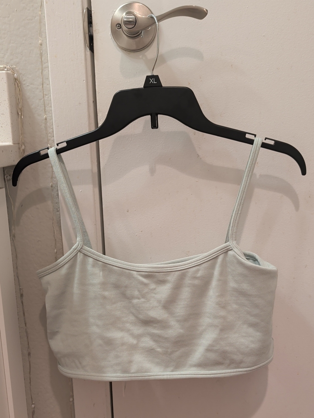 Gymshark Light Mint Cropped Tank Top
